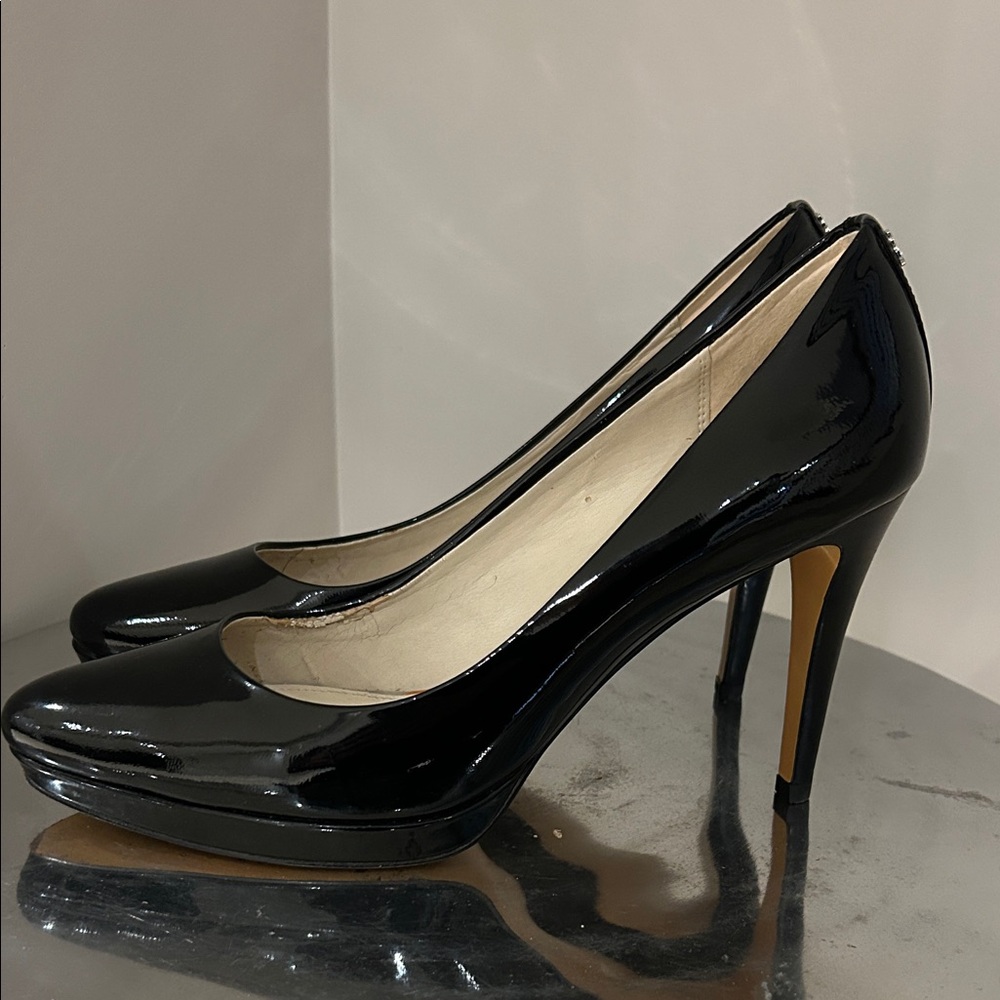 COACH Classic Black Patent High Heel Pumps - Women